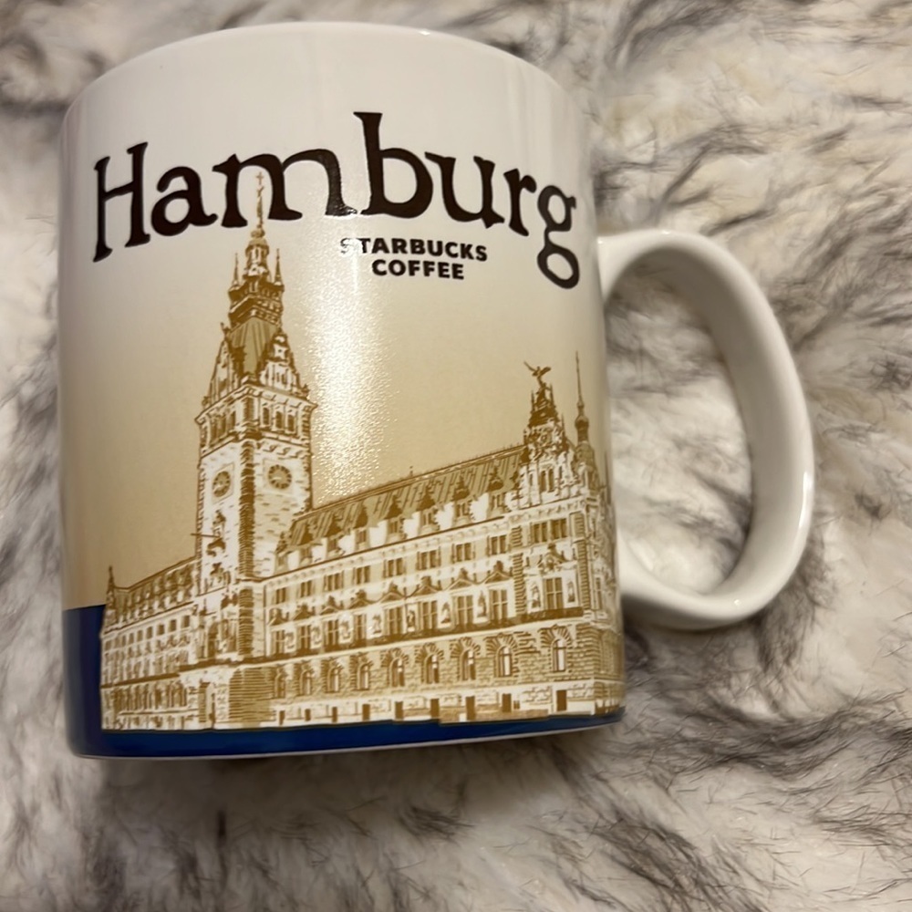 Starbucks Global Icon City Mug Hamburg Germany 16 oz